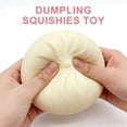thumbnail image 6 of Mystery Dumpling Squishy, Dumpling Squishy Mystery Box, Squishys Dumplinges Playing, 4 Inch Jumbo Dumpling Stress Ball, Soft Squeeze Decompression Dough (Blue), 6 of 9