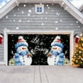 thumbnail image 4 of Hometravel 16x7 Inch Christmas Garage, Decor Cloth Merry Christmas Design, Festive Outdoor Door Hanging Display Piece, 4 of 6