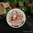 thumbnail image 4 of Santa Claus is Coming to Town Vintage Christmas Ornament, Artistic Tree Decoration, 4 of 5