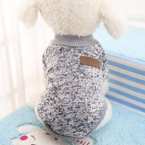 US Soft Pet Dog Knitwear Sweater Summer Clothes Classic Pet Outfit Knitwear