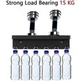 thumbnail image 4 of Key board with shelf, longziming 6 hooks & key bar, modern key board black, 4 of 5