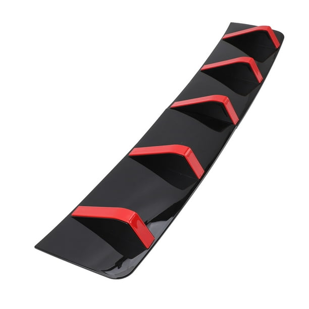 Spoiler De Labios De Parachoques Traseros, Difusor De Labios De Parachoques Traseros Resistentes 2pcs Universal Rojo Para Vehículo