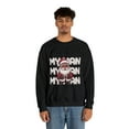 thumbnail image 4 of My Man Santa Unisex Heavy Blend™ Crewneck Sweatshirt, 4 of 7