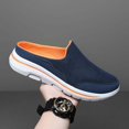 thumbnail image 2 of Mules for Women Breathable Mesh Walking Mules Sneakers Open Back Slip on Shoes, 2 of 9