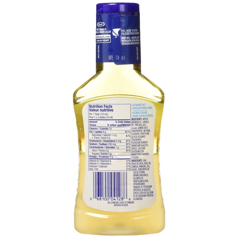 KRAFT Oil & Vinegar Dressing, 250ml/8.5oz., (Imported from Canada} KRAFT Oil & Vinegar Dressing, 250ml/8.5oz., (Imported from Canada}