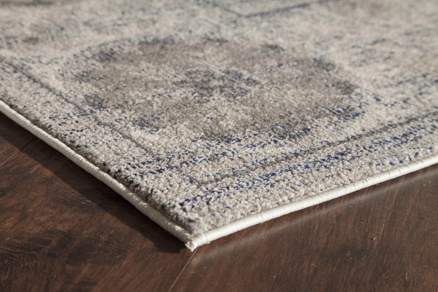 Rugs America Beverly Collection grey Ivory BV100B Transitional Abstract Area Rug 7'10" x 9'10"