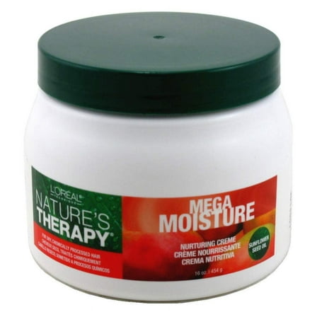 Loreal Natures Therapy Mega Moisture Creme 16 Ounce Jar (473Ml) (2 Pack)