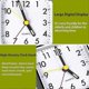 thumbnail image 2 of 2024 New Silent Analog Alarm Clock Travel Alarm Clock Small Morning Alarm Clock with Snooze Function Battery, 2 of 5