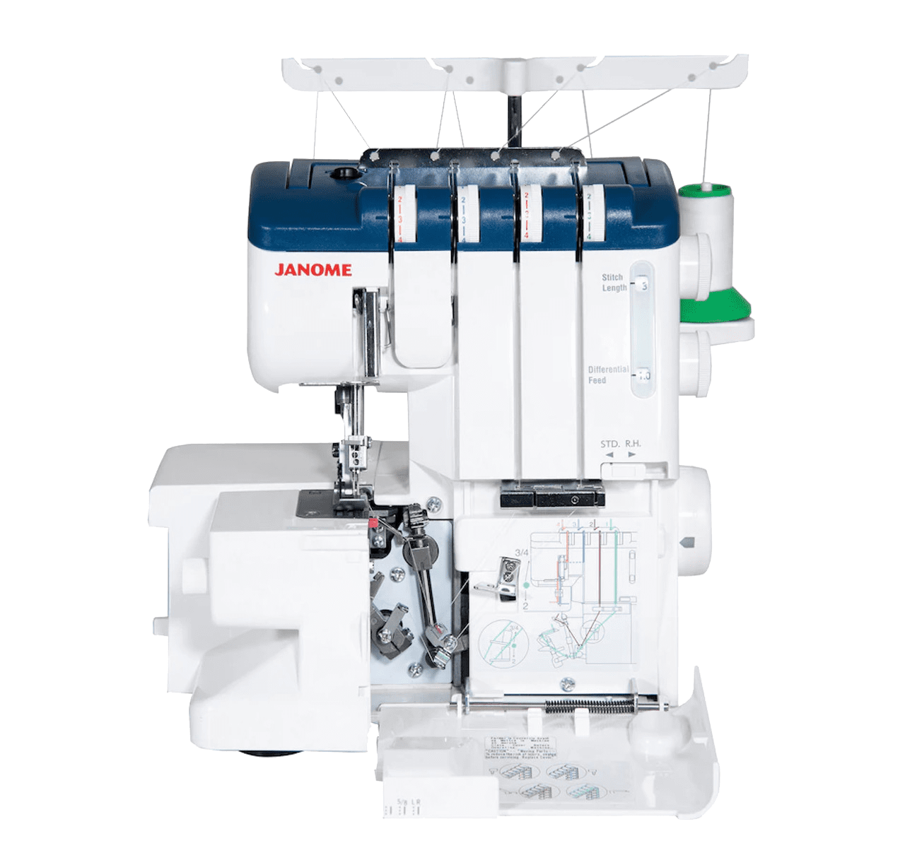 Janome FA4 Overlock Serger Mechanical Sewing Machine