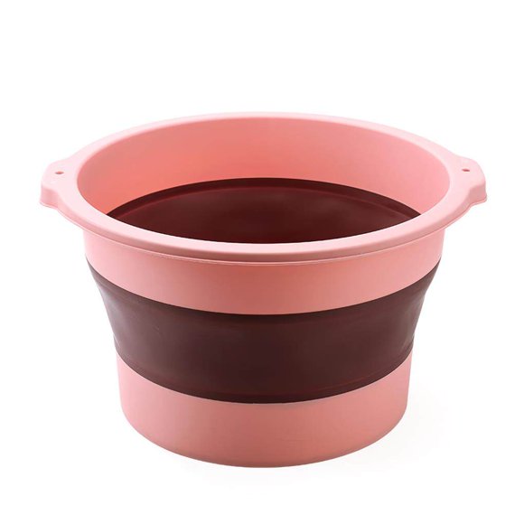 Seau de Trempage Pliable en Plastique pour Bain de Pieds Massageable Soulage Épaississement Bassin de Lavage des Pieds Massage Bain de Pieds