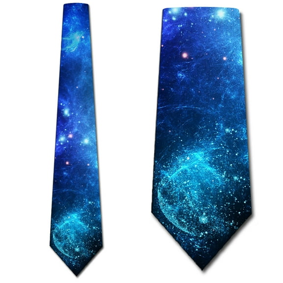 Space Ties Mens Galaxy Astronomy Necktie by Three Rooker