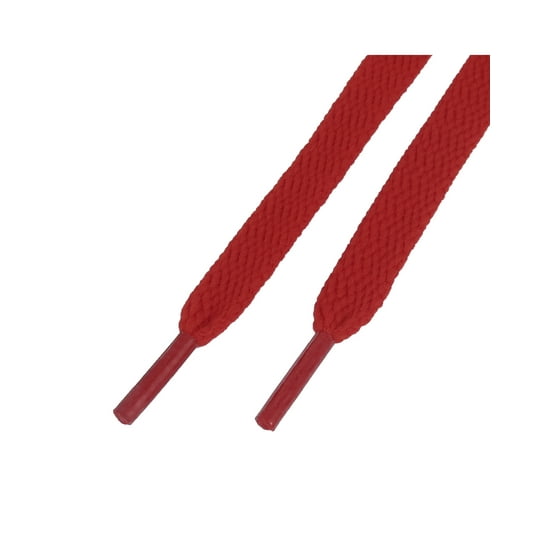 Unique Bargains Pair Plastic Tip Flat Shoelaces Shoe Lace String for