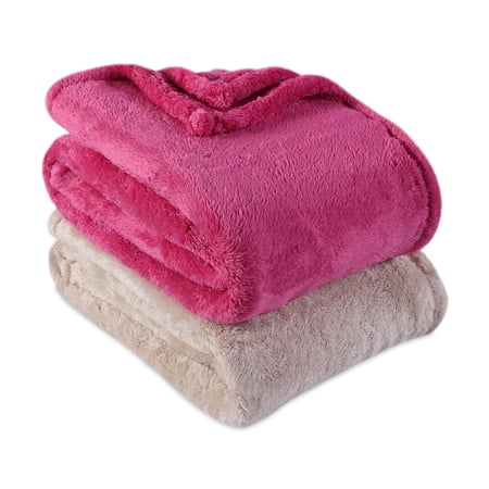 Berkshire Blanket Extra-Fluffy Throw Blanket - 2 Pack Special - Walmart