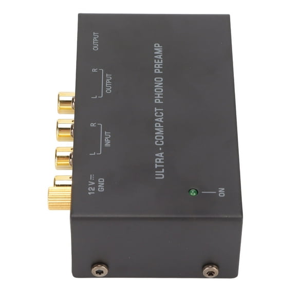 Phono Amplifier, Preamp Stereo Input Output Record Player Amplifier with Independent Knob Control, Low Noise for Turntable, Connect to Speaker, Computer, Laptop