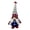 A001- Blue, variant on 4Th of July Decor, Patriotic Decorations, Star Decorations, 18 in Fabric, Red White and Blue Decorations, Indoor Summer Display, Living Room Mantle Accent, 1 Pc