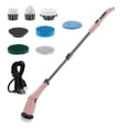 thumbnail image 2 of Scrubber Up To 180 Min Running Time New Cordless Scrubber With 7Replaceable Brush Head With 180° Rotating Brush Head Led Light With Display For Bathroom Kitchen Car T Clearance, 2 of 9