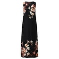thumbnail image 4 of Robes d'Été pour Femmes 2022 Robe d'Été Sans Manches Imprimée Col en V Maxi Ample Boho Plage Longue Robe d'Été avec Poches, 4 of 5