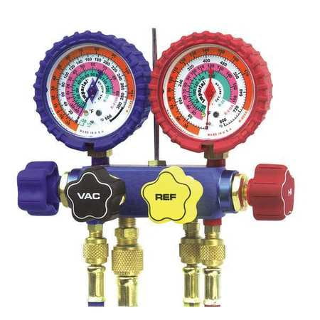 - Imperial 644-C 4-Valve Mechanical Manifold Gauge Set