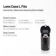 PGYTECH Lens Case, Black - Large