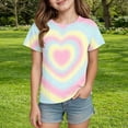 thumbnail image 1 of Chemises pour Garçons Filles Col Rond Manches Courtes Chemises pour Garçons T-Shirts d'Été pour Garçons Vêtements 3T pour Filles, 1 of 6