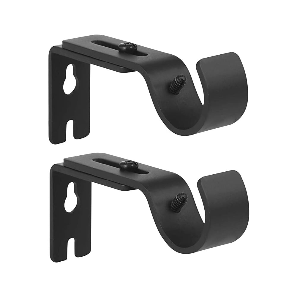 5/8 Bronze Cafe Curtain Rod Bracket In Oil Rubbed (2Pack) 938944 The