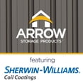 thumbnail image 6 of Arrow Essentials 10 x 8 x 6 ft Oswego Tea Steel Shed, 6 of 19