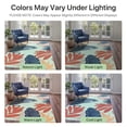 thumbnail image 5 of DEORAB Outdoor Rug 5'x8' Washable Patio Rug Non Shedding Easy Cleaning Colorful Outside Carpet for Balcony Backyard Deck RV, 5 of 10