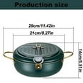 thumbnail image 3 of Stainless Deep Fryer Japanese Deep Fryer Pot Stainless Frying Pot With And Oil Drip Drainer Rack For Chicken French Chips Dip, 3 of 6