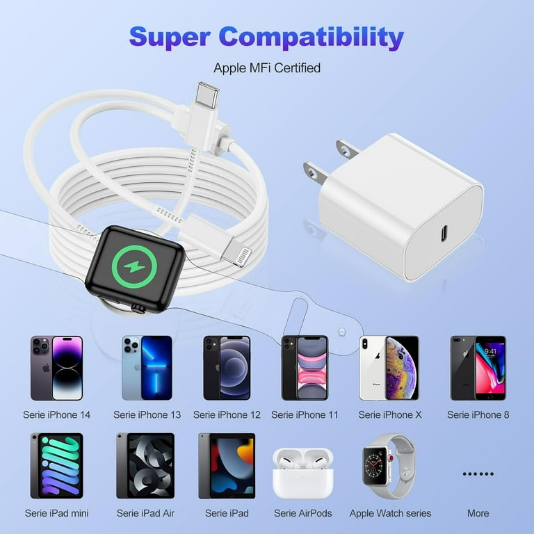 Citelect in Magnetic 20W Fast Charger, 6FT USB-C Cable for