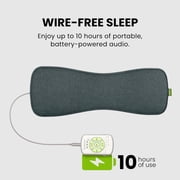 Avantree Slumber 2 - Bluetooth 5.4 Pillow Sleep Headphones with 4 Flat Speakers, White Noise, Remote Control, Sleep Timer - Soft & Comfortable Design for Side Sleepers