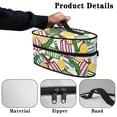 thumbnail image 5 of HELLHERO Cucumber Cookie Pattern Steam Iron Storage Holder Easy to Carry Travel Iron Case Portable Iron Case, Case Only, 5 of 6