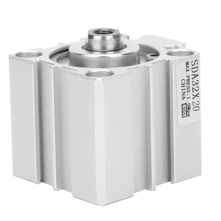 Pneumatischer SDA32-35 Dünnzylinder – Oxidationsbeständige Alu-Legierung, Mini-Format Mit Starkem Dichtring, Langlebig & Vibrationsarm – Für Automatisierung & Maschinenbau
