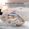 thumbnail image 4 of Yayeee Pillowcase King Size Set of 2 Satin Wrinkle Resistant Pillow Case, Brown Cartoon Bears, 4 of 8