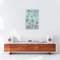 thumbnail image 4 of HFDF Tropical Fish Wall Art Beach Coastal Fishg Wall Decor Ocean Theme Prt Patg Pictures Modern Home Artwork Decor for Bathroom Livg Room Ready to Hang 12x18inch Framed, 4 of 6
