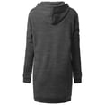 thumbnail image 3 of MixMatchy Women's Casual Oversized Long Sleeve Fleece Hoodie Sweatshirts Loose Hooded Pullover Tunic (S~3X), 3 of 5