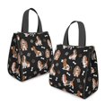 thumbnail image 2 of Basset Hounds with Bones and Presents Insulated Lunch Bag for Women & Adults,Large Portable Soft Cooler Lunch Bag,Thermal Food Storage Tote with Pearl Cotton,8.66L,8.75x5.75x9.5 Inch, 2 of 6