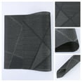 thumbnail image 2 of Unique Bargains Set of 6 Solid Design Placemats for Kitchen Dining Table Decor Black, 2 of 7
