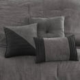 thumbnail image 4 of Bedding Sets 7 Piece Micro Corduroy Comforter Set Grey Queen,Bed Sets, 4 of 11