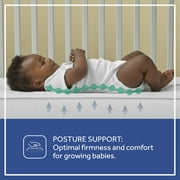 Sealy Baby Serene Duo-Sleek Crib Mattress 2-Stage Antibacterial Waterproof Infant and Toddler Mattress