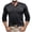 H597 Black, variant on Curuila Mens T-Shirts Long Sleeve Solid Color Crew Neck Button Down Pullover For Men Spring Autumn Casual Tops Black Size L