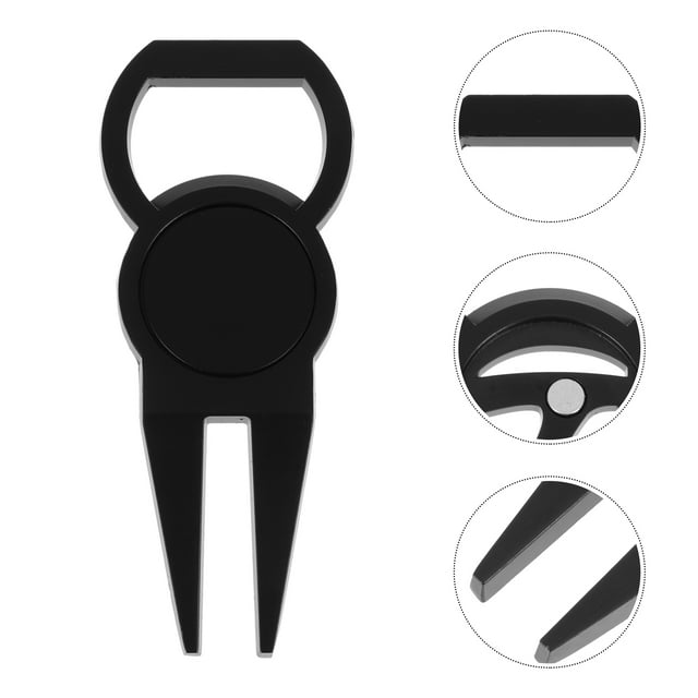 WHAMVOX Golfs Green Fork Accesorio Metálico Compacto Con Resistente Para De Golf