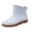 Grey, variant on Short Rain Boots Women Rainshoes Short Tube Thermal Water Shoes Waterproof Rain Boots Rubber Boots Women White 540