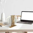 thumbnail image 3 of Wooden Desk Decoration Moon Rotatable Calendar for Perpetual Home Office Decor, 3 of 12