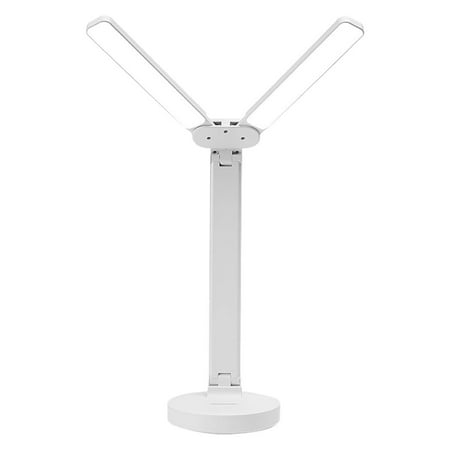 

Jiikun Double Head Book Lamp Led Bright Table Lamp with Touching Control Mobile Phone Bracket Long Battery Life Children Eye Stepless Dimming Filter Bedroom Night Lamp for Dorm Study Bedroom