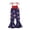 Dark Blue, variant on Splozh Baby Girls 4th of July Outfit American Flag Overalls Jumpsuit Flare Romper USA Fourth of July Kid Clothes,Dark Blue,6 Months