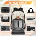 thumbnail image 3 of KUIFORTI Cherry Blossoms Capyabra Backpack with Lunch Box, 4Pcs Kids School Bag Set for Elementary Primary Middle School Students, Boys Girls Bookbag Back to School Supplies, 3 of 7