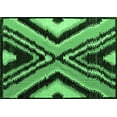 thumbnail image 1 of Ahgly Company Indoor Rectangle Abstract Emerald Green Modern Area Rugs, 7' x 10', 1 of 4
