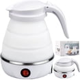 thumbnail image 1 of Collapsible Kettle 0.6L Silicone Travel Kettle Collapsible Electric Kettle, Mini Portable Kettle with Stainless Steel Bottom for Camping, Travel, Vaca, 1 of 5