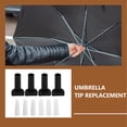 thumbnail image 3 of LOLIPPYY Outdoor Activities 10Pcs White Umbrella Tail Beads for Replacement Tips Plastic, 3 of 8