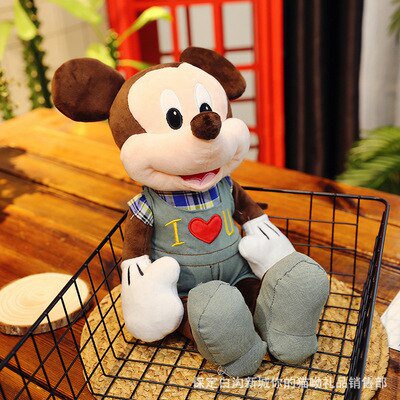Juguete de peluche Kawaii de Disney auténtico de 50-120cm para niños, juguete con relleno de Animal de mantequilla de Minnie, regalo de cumpleaños y Navidad zhangmengya LED